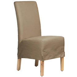 Neptune Long Island Dining Chair with Vintage Legs Mocha